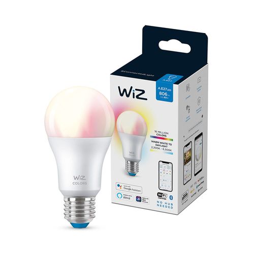 Lámpara led WIZ Wi-Fi color a60/e27 9w