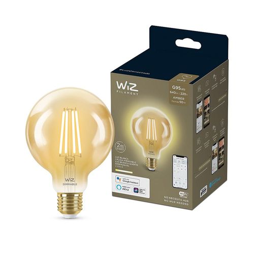 Lámpara led WIZ Wi-Fi filamento ed st64/e27 6.9w