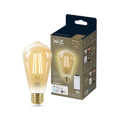 Lámpara led WIZ Wi-Fi filamento globo g95/e27 6.9w