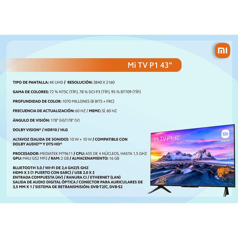 Smart-TV-XIAOMI-43--4K-Mod-MI-P1-43-LM-4