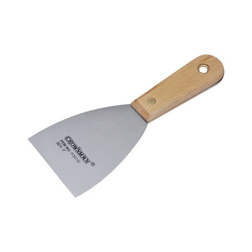 Espátula profesional CROWNMAN con mango de madera 2