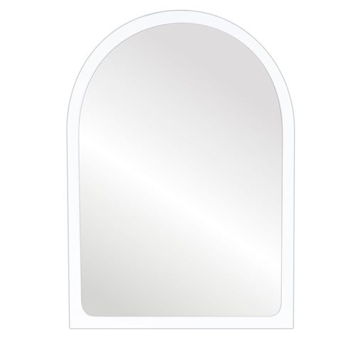 Espejo medio punto marco fino mdf laqueado 50x70 cm