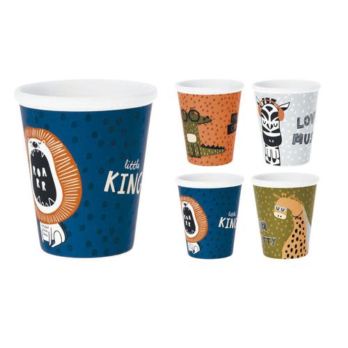 Taza melamina 250 ml diseños animalitos