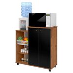 Armario-multiuso-2-puertas-con-ruedas-Negro-Natural-1