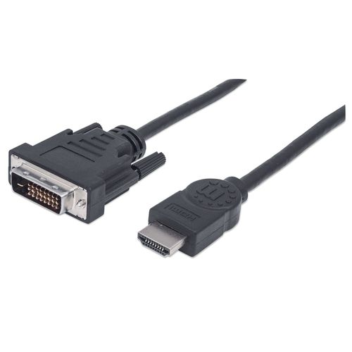 Cable HDMI a DVI-D MANHATTAN