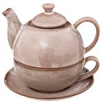 Tetera-y-Taza-con-plato-Ceramica-Beige-0