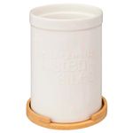 Porta-Utensilios-Ceramica-Blanco-con-base-Bambu-0