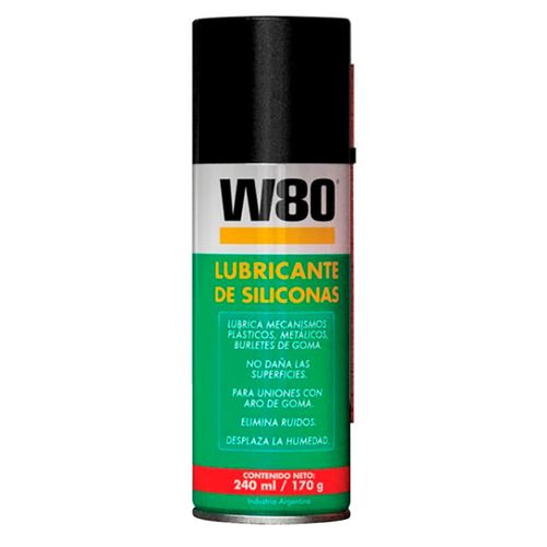 Lubricante w80 spray con silicona 240 ml