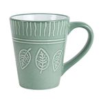 Jarro-10-cm-ceramica-verde-hojas-0