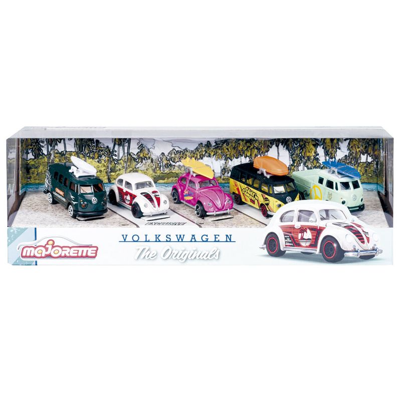 Majorette-pack-x5-autos-volkswagen-metal-7-cm-1
