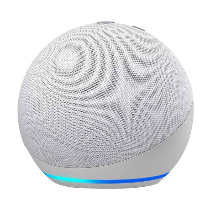 Asistente-de-voz-AMAZON-Echo-Dot-4ta-generacion-con-reloj-blanco-2