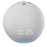 Asistente-de-voz-AMAZON-Echo-Dot-4ta-generacion-con-reloj-blanco-0