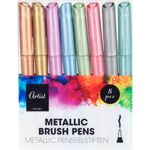 Boligrafos-de-pincel-8-colores-metalicos-0