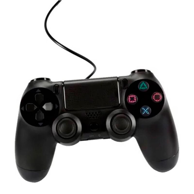 Joystick-LEDSTAR-PS4-con-cable-negro-1