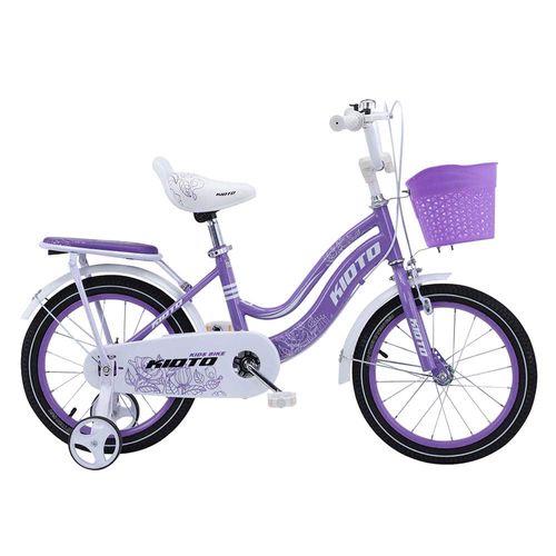 Bicicleta KIOTO Rod.16 violeta y blanca