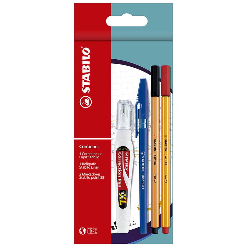 Set-STABILO-en-caja-corrector---boligrafo---2-point-0