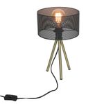 Lampara-de-mesa-tripode-gris-perforado-0