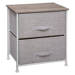 Mesa-de-noche-con-2-cajones-gris-claro-0