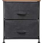 Mesa-de-noche-con-2-cajones-gris-oscuro-1