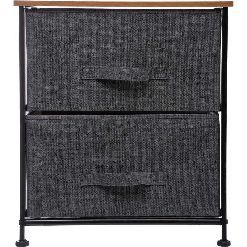 Mesa-de-noche-con-2-cajones-gris-oscuro-1