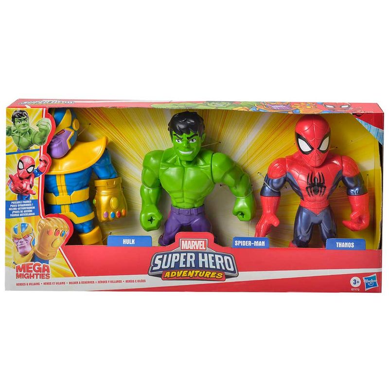 Mega-Migthies-pack-x-3-Thanos-Hulk-Y-Spiderman-1