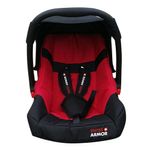 Coche-SWISS-ARMOR-con-babysilla-rojo-1