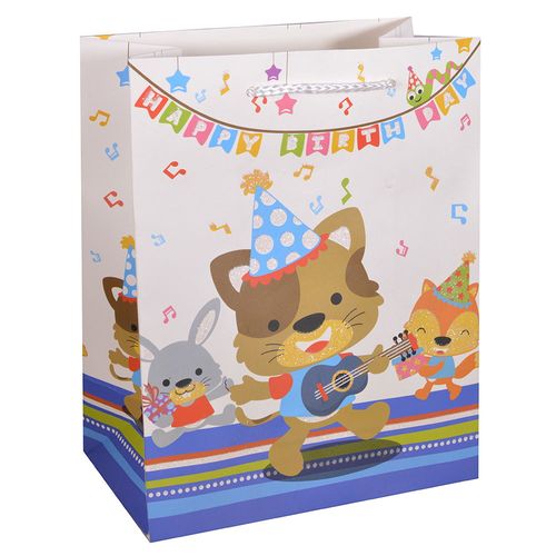 Bolsa de regalo feliz cumple 23x18x10