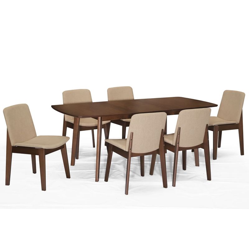 Juego-comedor-mesa-extensible-6-sillas-75x150x44x90-cm-0