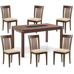 Juego-de-comedor-vidrio-templado-y-6-sillas-75x15x90-cm-0
