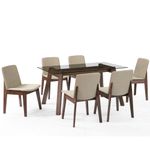 Juego-comedor-vidrio-templado-y-6-sillas-75x150x90-cm-0