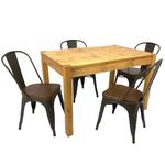 Juego-comedor-4-sillas-madera-75x120x80-cm-color-cafe-0