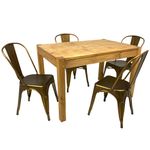 Juego-comedor-4-sillas-de-madera-75x120x80-cm-color-oro-0