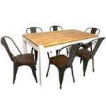 Juego-comedor-6-sillas-madera-75x150x90-cm-color-cafe-0