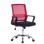 Silla-secretaria-Manila-roja-58x60x95-105-cm-0