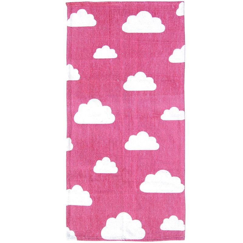 Alfombra-infantil-70x140-cm-rosa-estampado-nubes-0