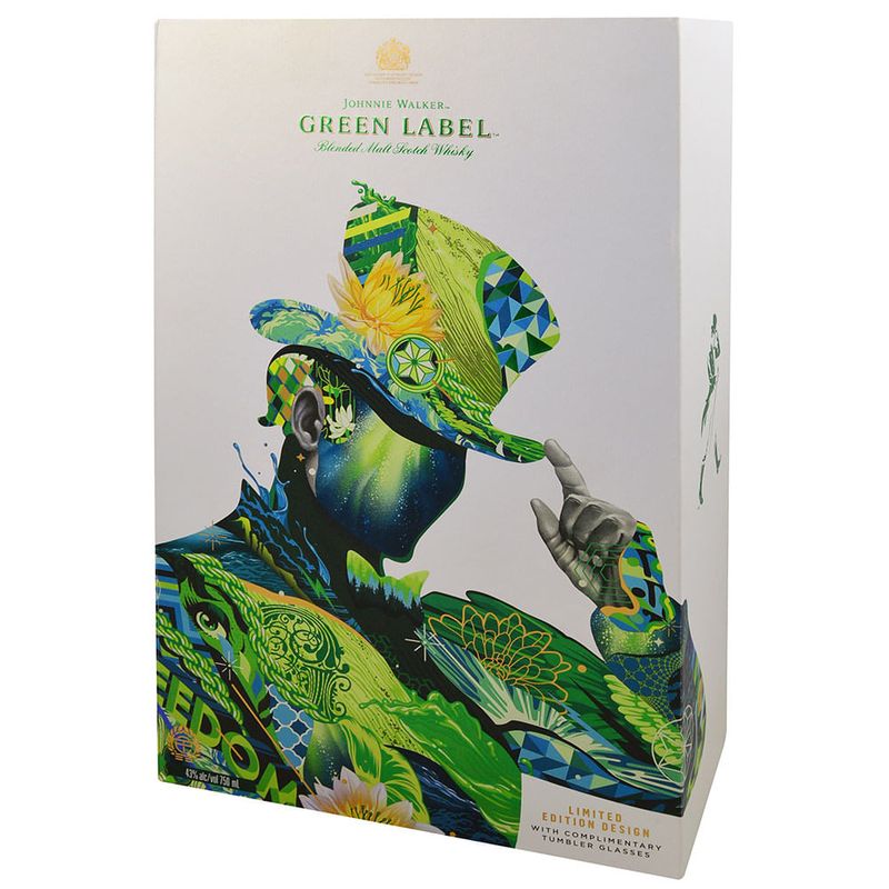 Whisky-escoces-Johnnie-Walker-verde---vasos-1