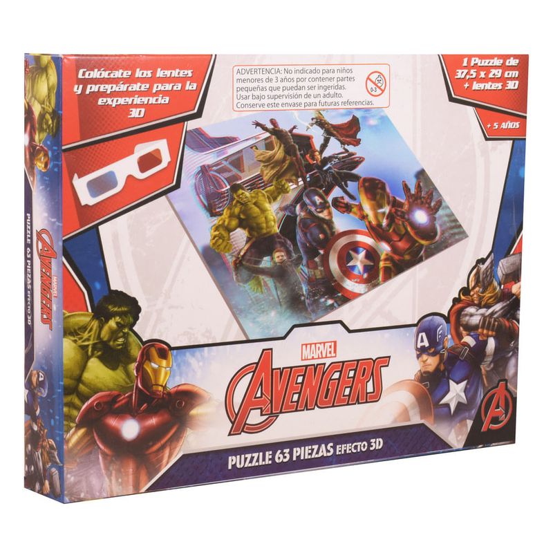 Puzzle-63-piezas-3D-con-lentes-Avenger-0