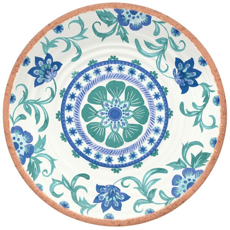 Plato-postre-de-melamina-21-cm-azteca-0