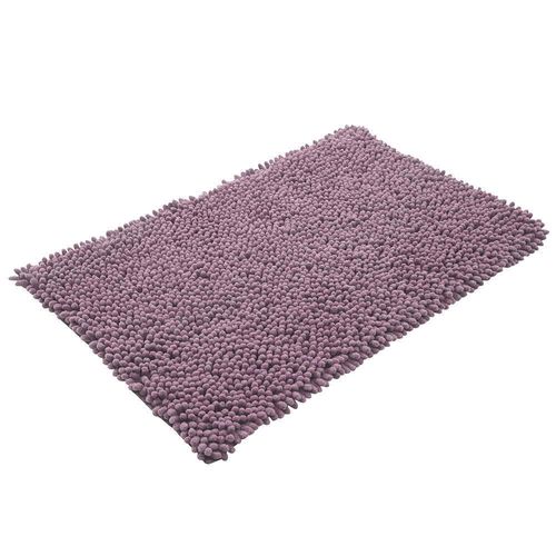 Alfombra para baño Shaggy microfibra lila 40x60 cm