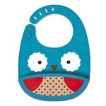 Babero-SKIP-HOP-silicona-para-bebe-buho-0