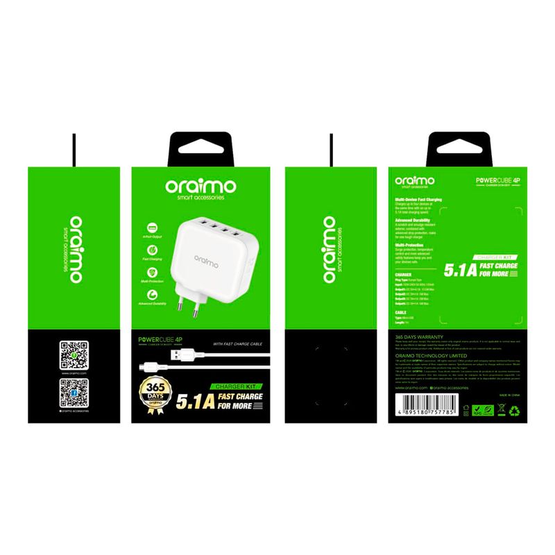Cargador-de-pared-ORAIMO-4-usb-blanco-1