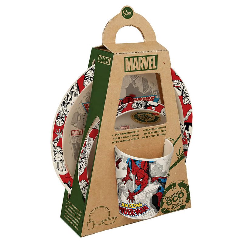 Set-3-piezas-en-bambu-Spiderman-0
