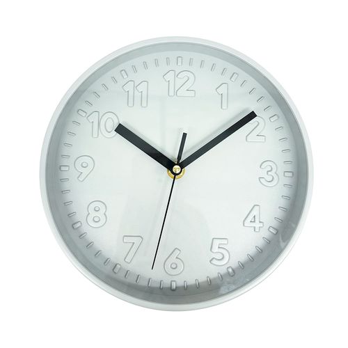 Reloj de pared D:19.5 cm gris