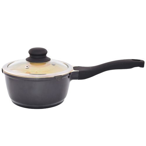 Olla aluminio revestimiento en cerámica 16 cm negro