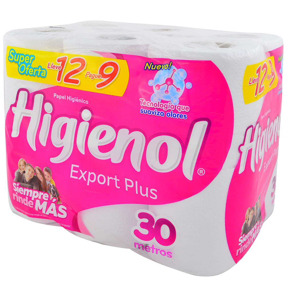 Papel Higiénico Higienol Export Plus 30m Disco