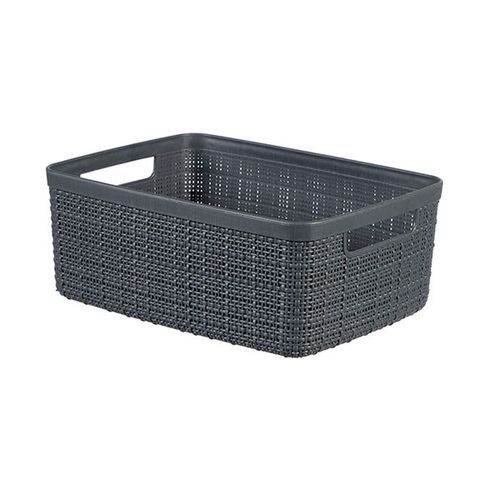 Caja organizadora 26.5 x 20.0 x 10.5 cm gris