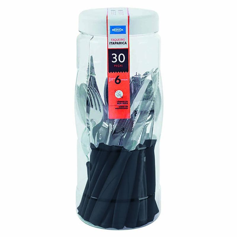 Juego-de-cubiertos-Itaparica-30-piezas-negro-0