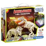 Arqueojugando-T-rex-y-Tri-ceratops-0