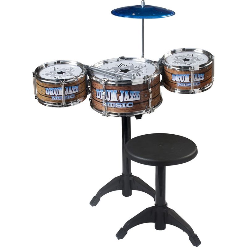 Bateria-clasica-3-tambores-1-platillo-y-banquito-0