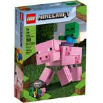 Lego-Minecraft-Big-Fig-Pig-with-baby-zombie-0
